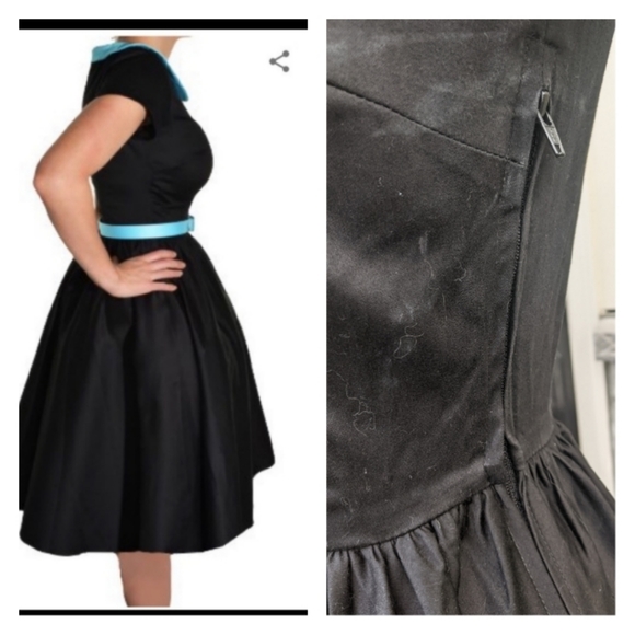 Pinup couture Dee Dee Peter pan dress - Picture 3 of 4